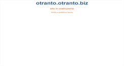 Desktop Screenshot of otranto.otranto.biz